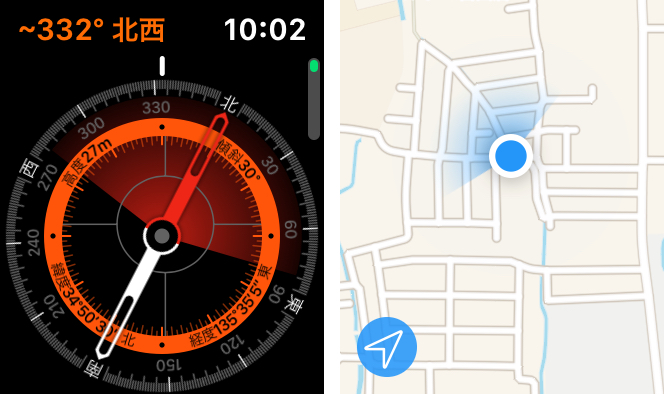 Series5のコンパス