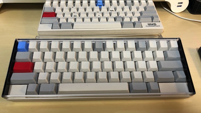 HHKBにキーボードルーフを装着