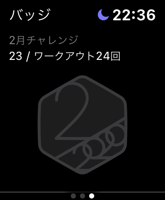 2月アクティビティチャレンジ
