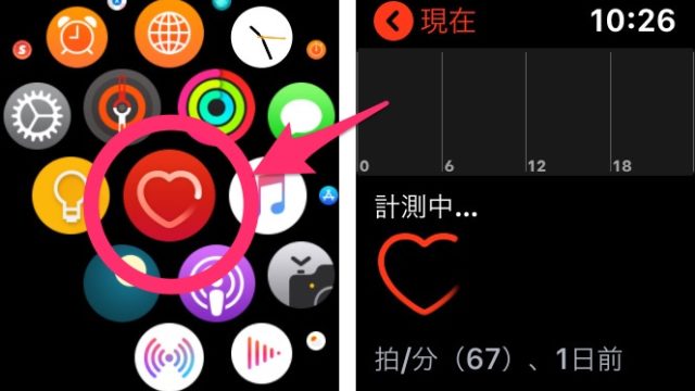 心拍数を計測
