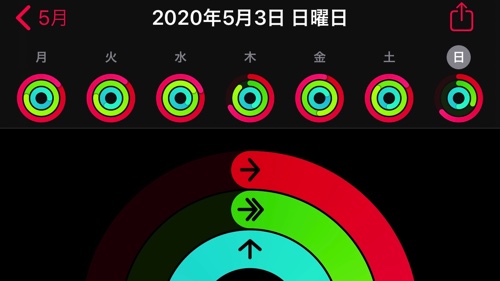 5月1週目のアクティビティ