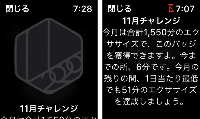 11月チャレンジ